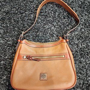 Dooney & Bourke Caramel Pebble Grain Presley Bag